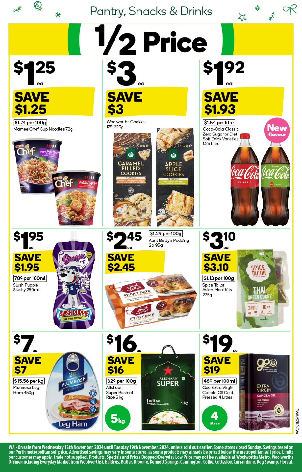 Catalogue Woolworths 13.11.2024 - 19.11.2024