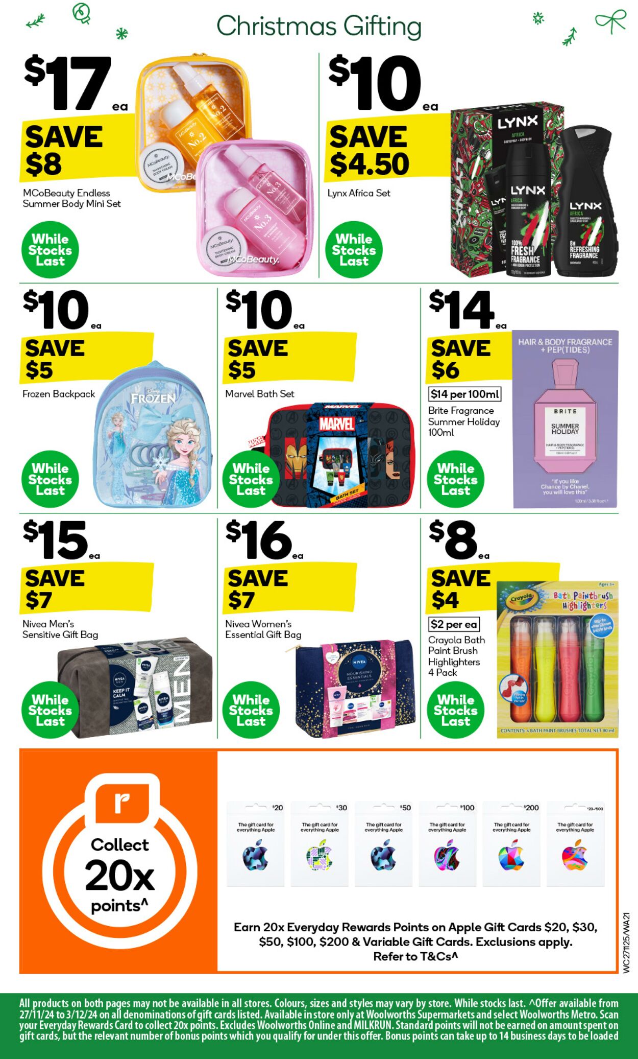 Catalogue Woolworths 27.11.2024 - 03.12.2024