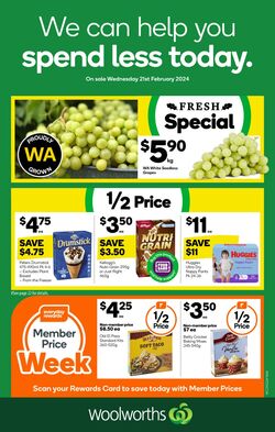 Catalogue Woolworths 21.02.2024 - 27.02.2024