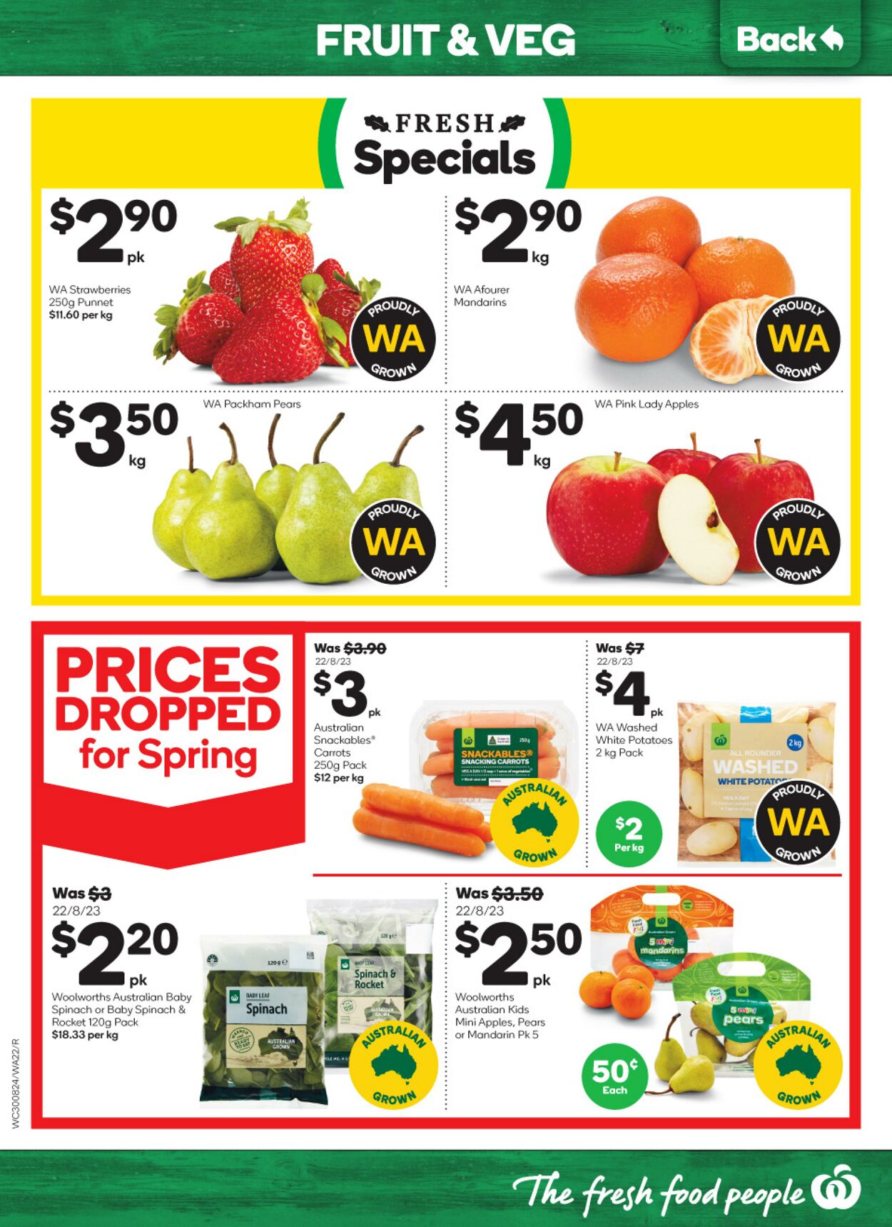 Catalogue Woolworths 30.08.2023 - 05.09.2023