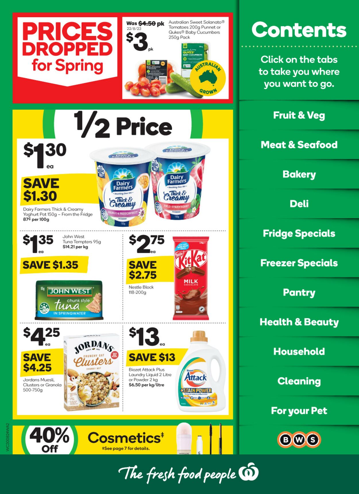 Catalogue Woolworths 30.08.2023 - 05.09.2023
