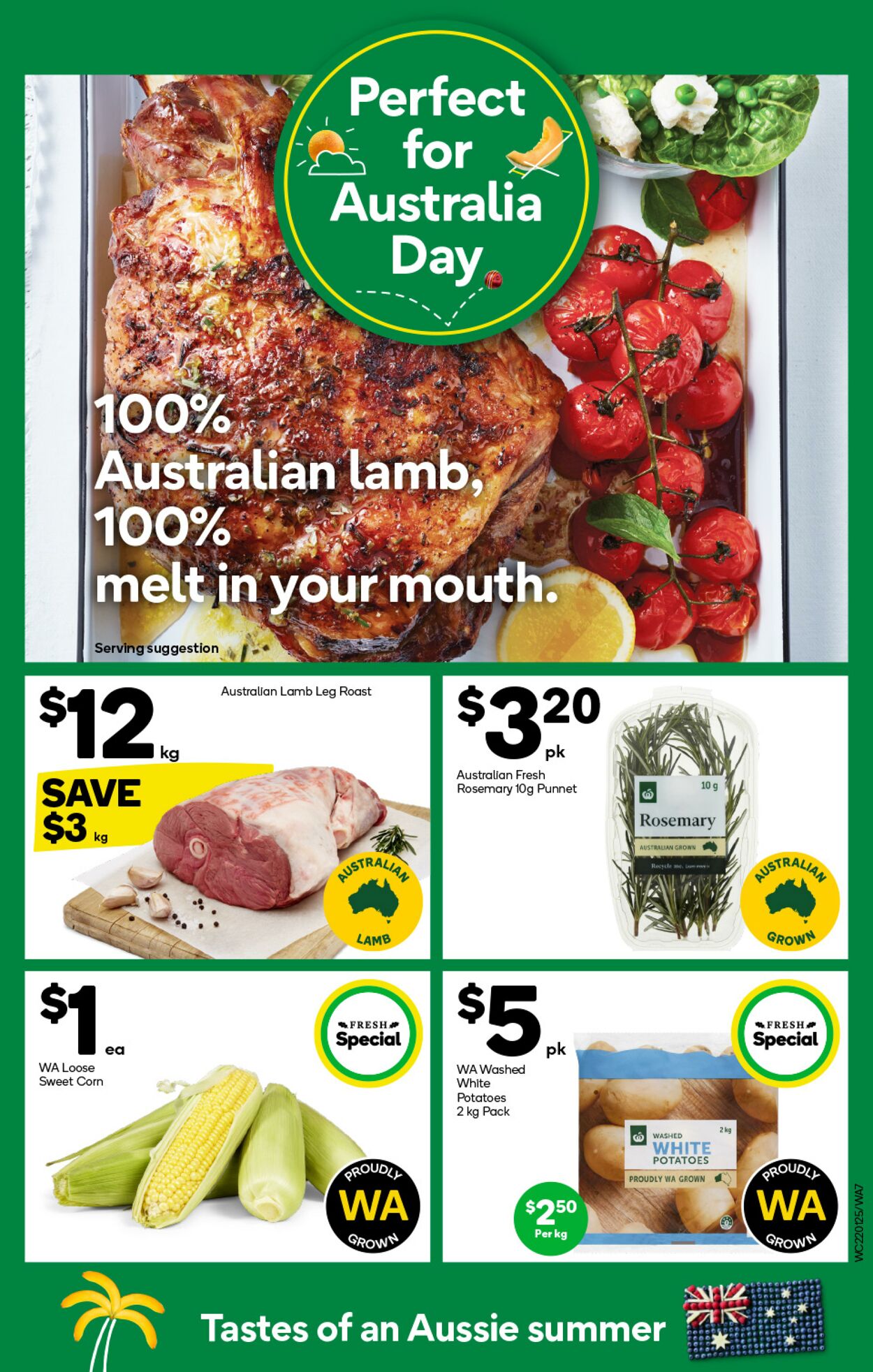 Catalogue Woolworths 22.01.2025 - 28.01.2025