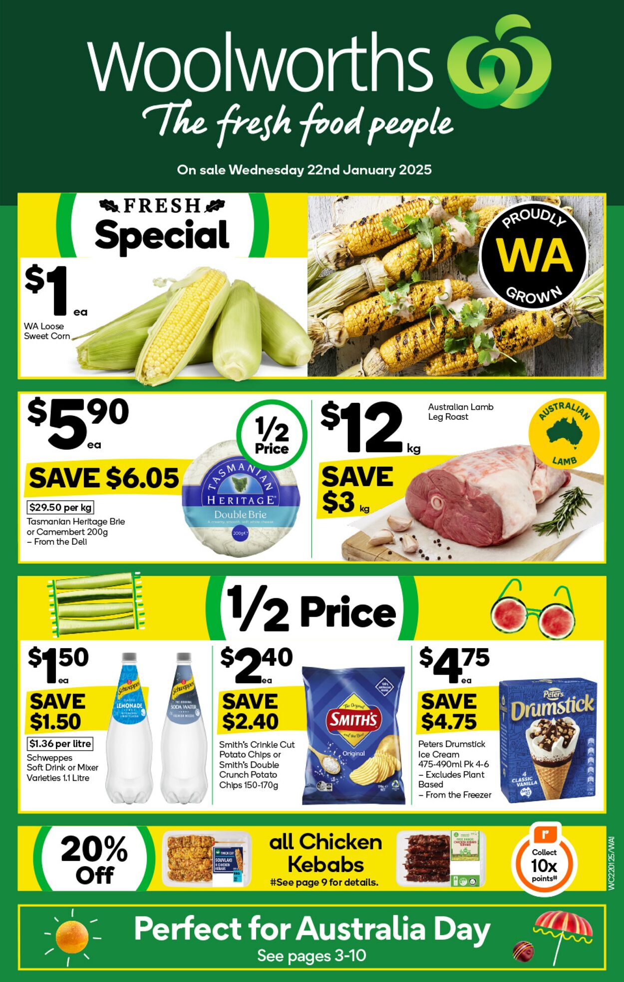 Catalogue Woolworths - Weekly Specials Catalogue WA 22 Jan, 2025 - 28 Jan, 2025