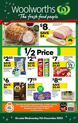 Catalogue Woolworths 11.12.2024 - 17.12.2024