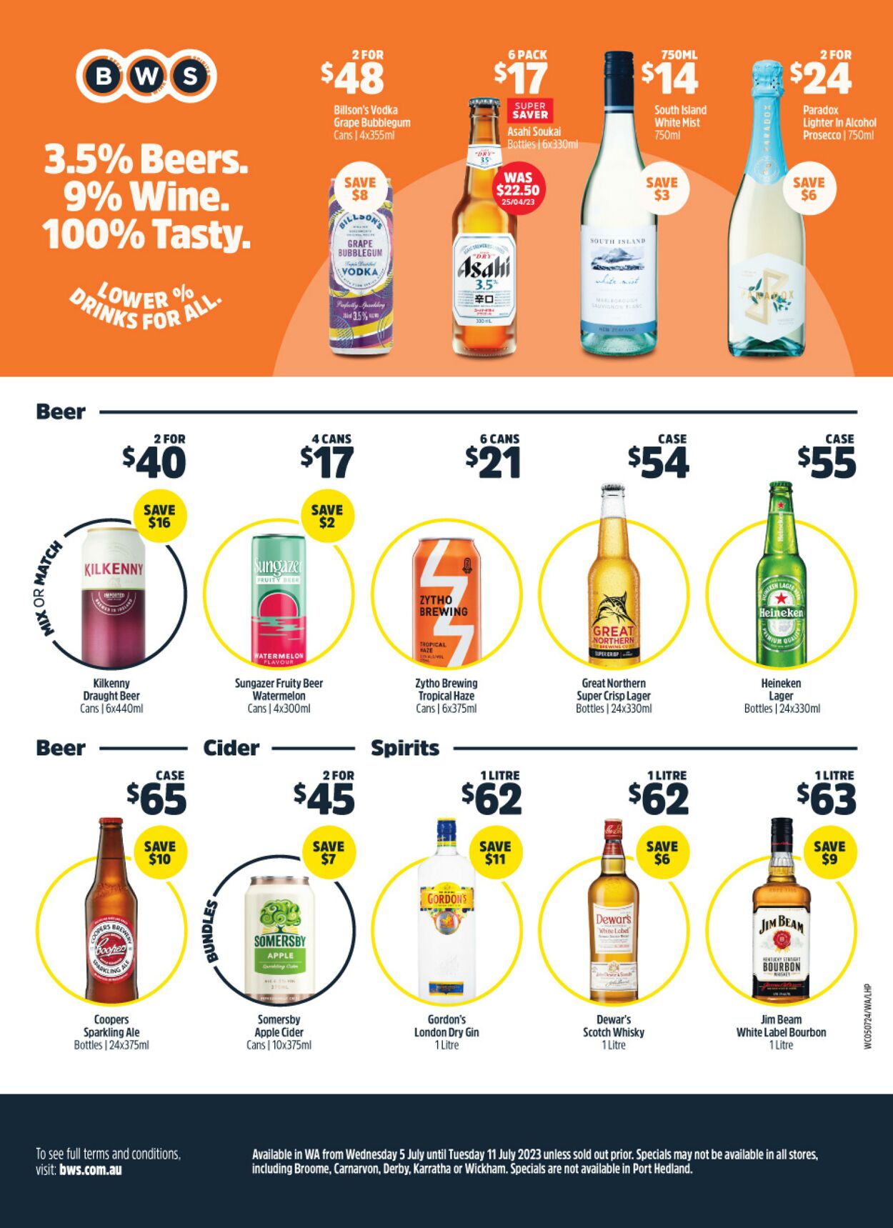 Catalogue Woolworths 05.07.2023 - 11.07.2023