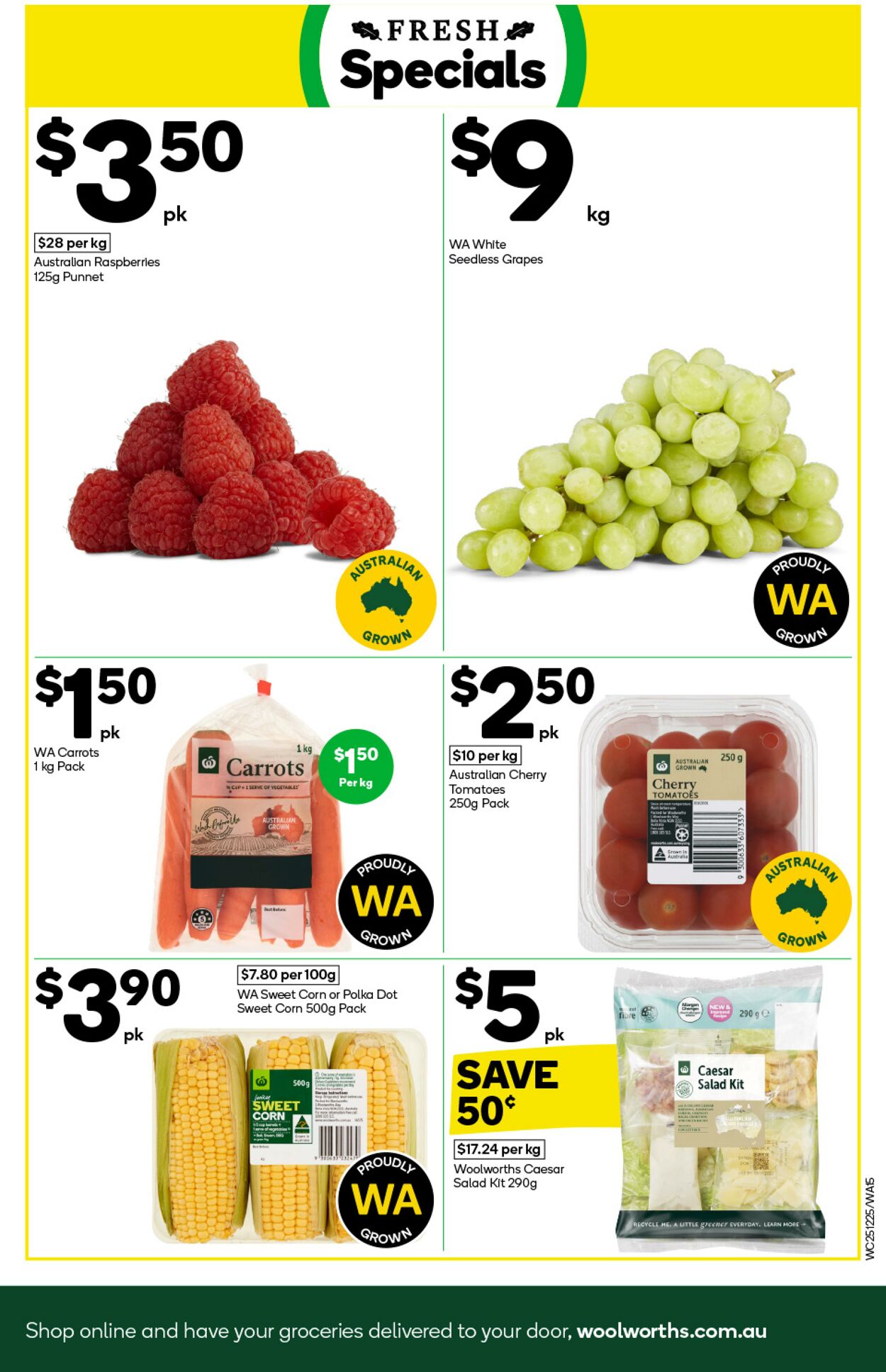 Catalogue Woolworths 25.12.2024 - 31.12.2024