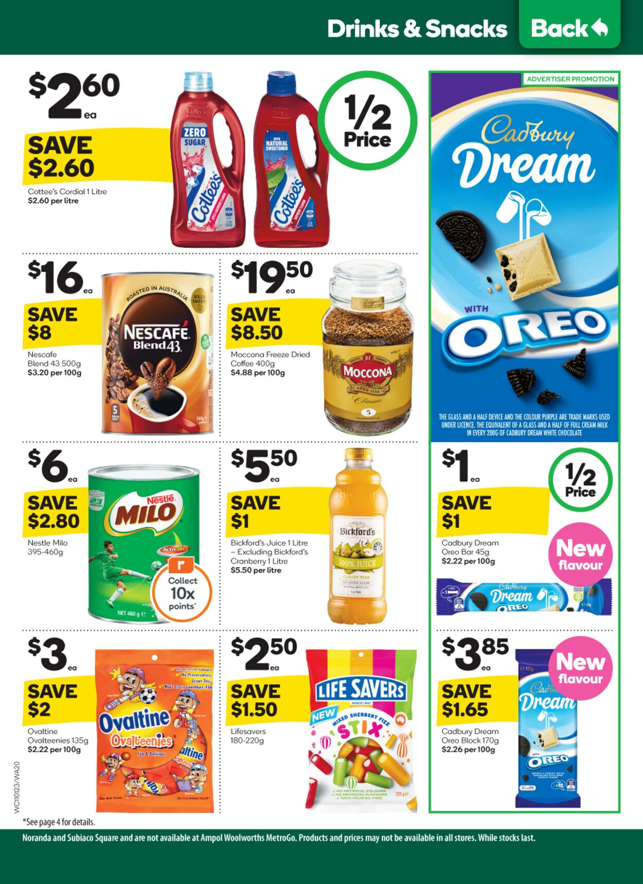 Catalogue Woolworths 11.01.2023 - 17.01.2023