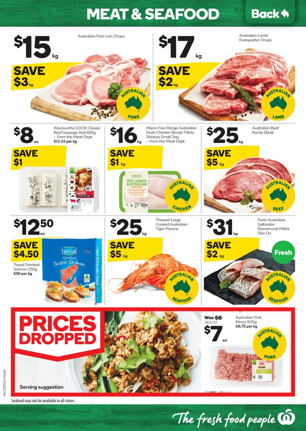 Catalogue Woolworths 21.09.2022 - 27.09.2022