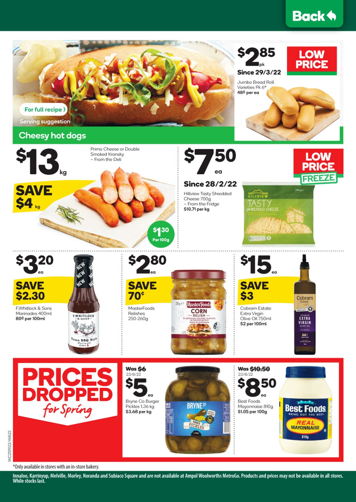 Catalogue Woolworths 21.09.2022 - 27.09.2022