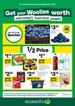 Catalogue Woolworths 21.09.2022-27.09.2022