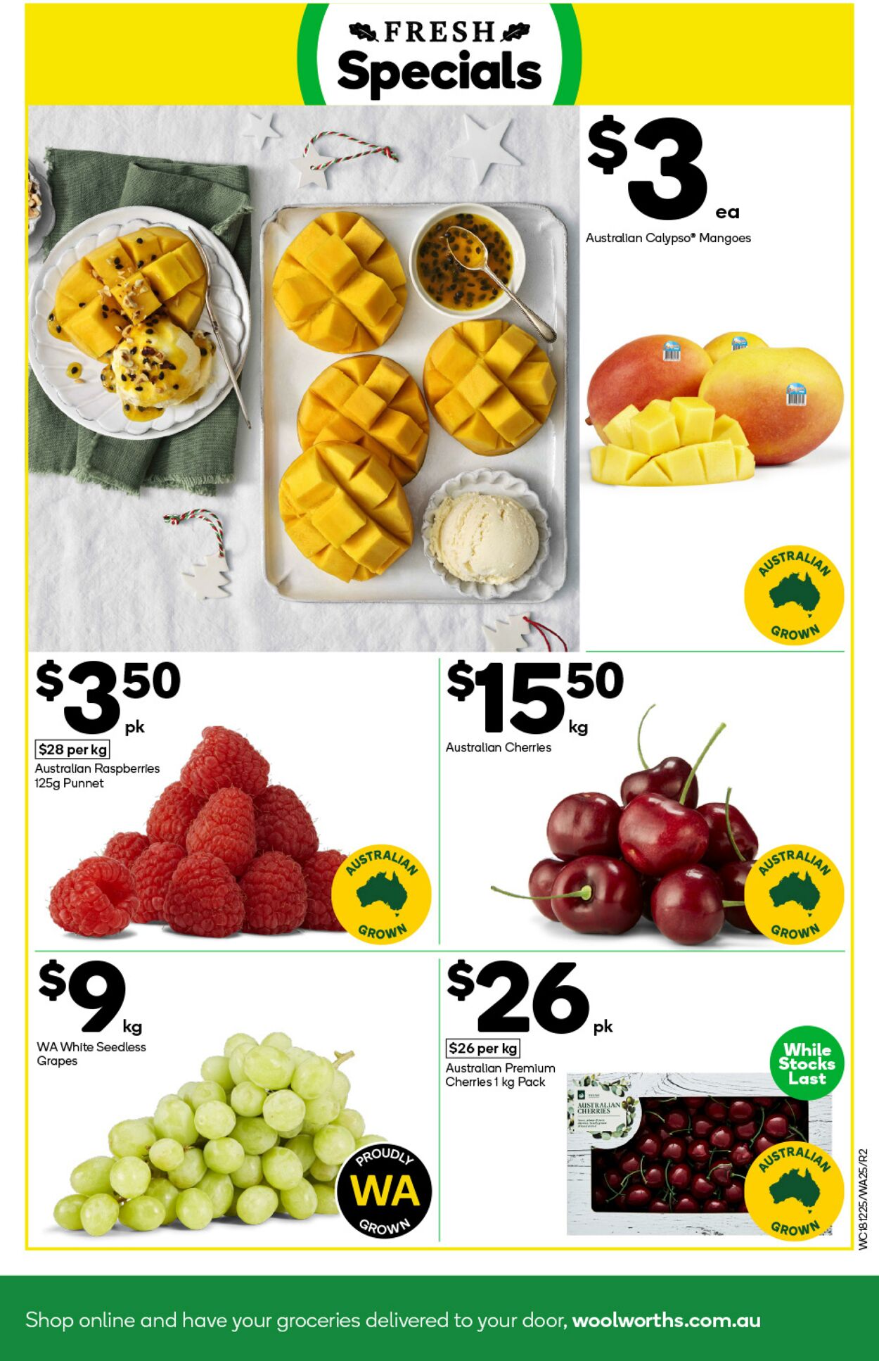 Catalogue Woolworths 18.12.2024 - 24.12.2024