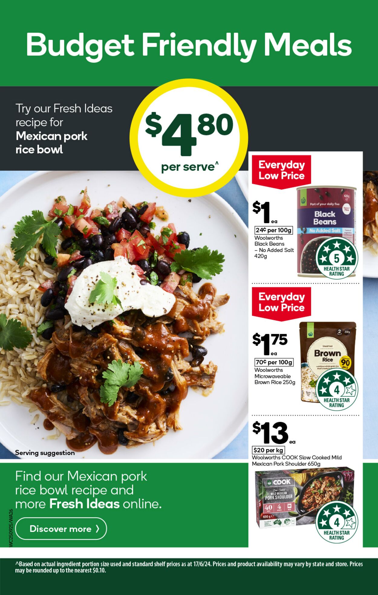 Catalogue Woolworths 02.10.2024 - 08.10.2024