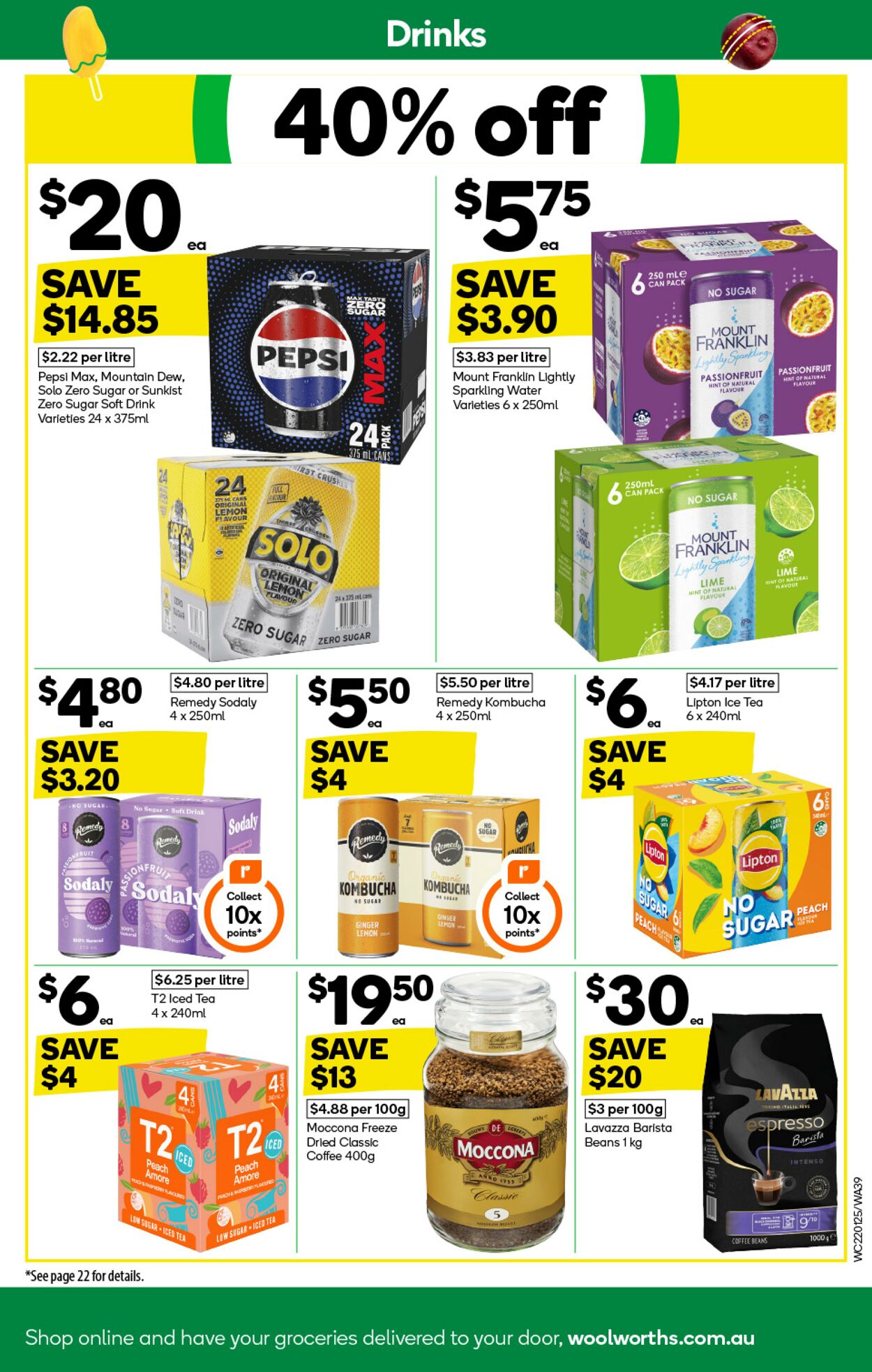 Catalogue Woolworths 22.01.2025 - 28.01.2025