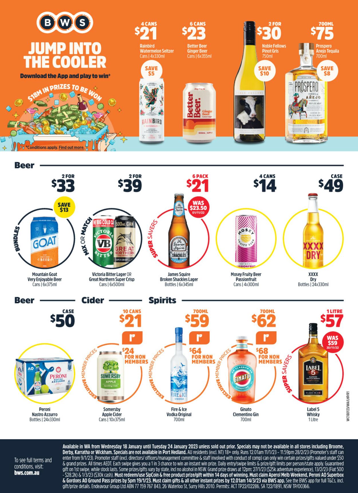 Catalogue Woolworths 18.01.2023 - 24.01.2023