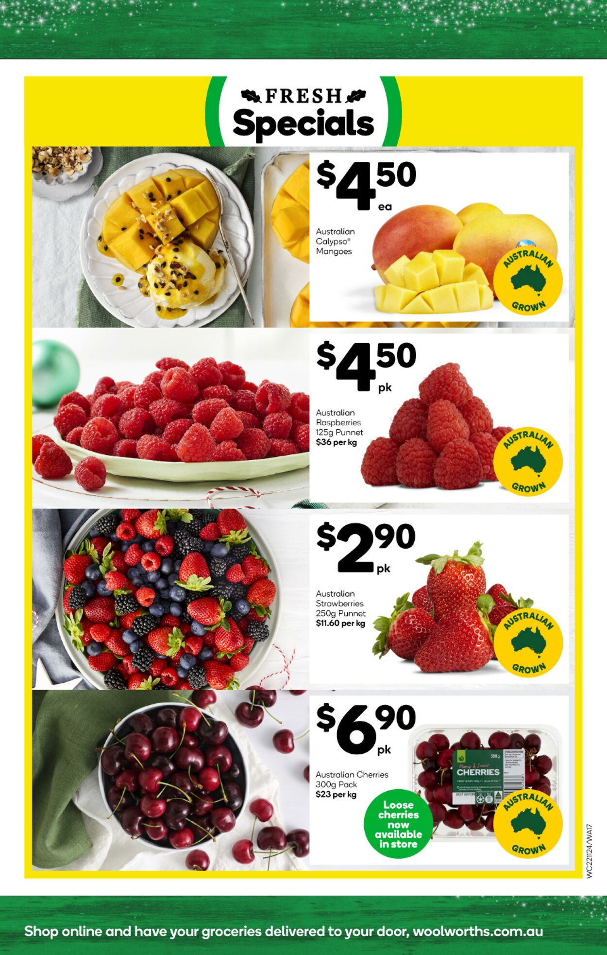 Catalogue Woolworths 22.11.2023 - 28.11.2023