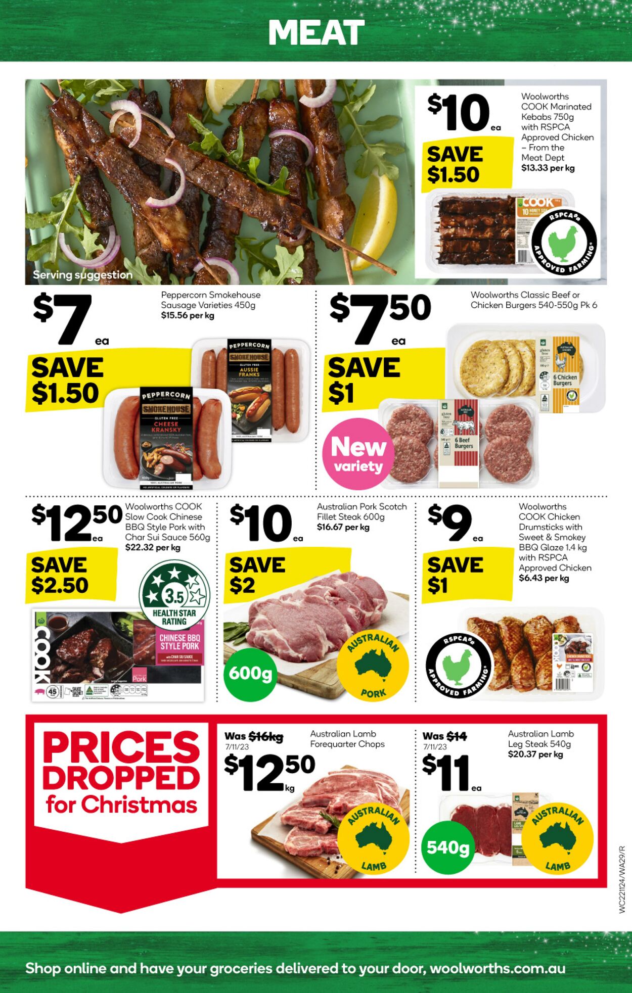 Catalogue Woolworths 22.11.2023 - 28.11.2023