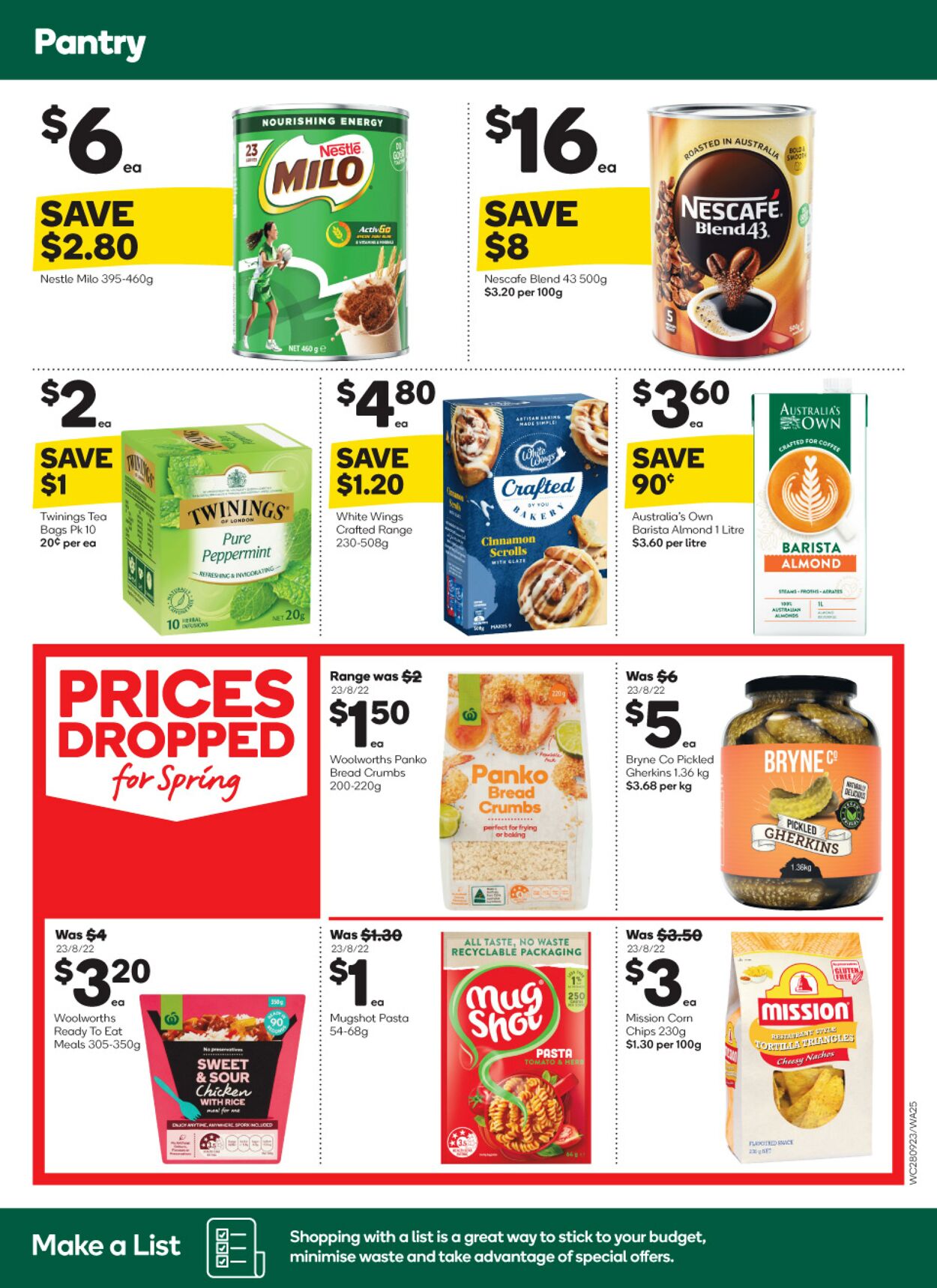 Catalogue Woolworths 28.09.2022 - 04.10.2022