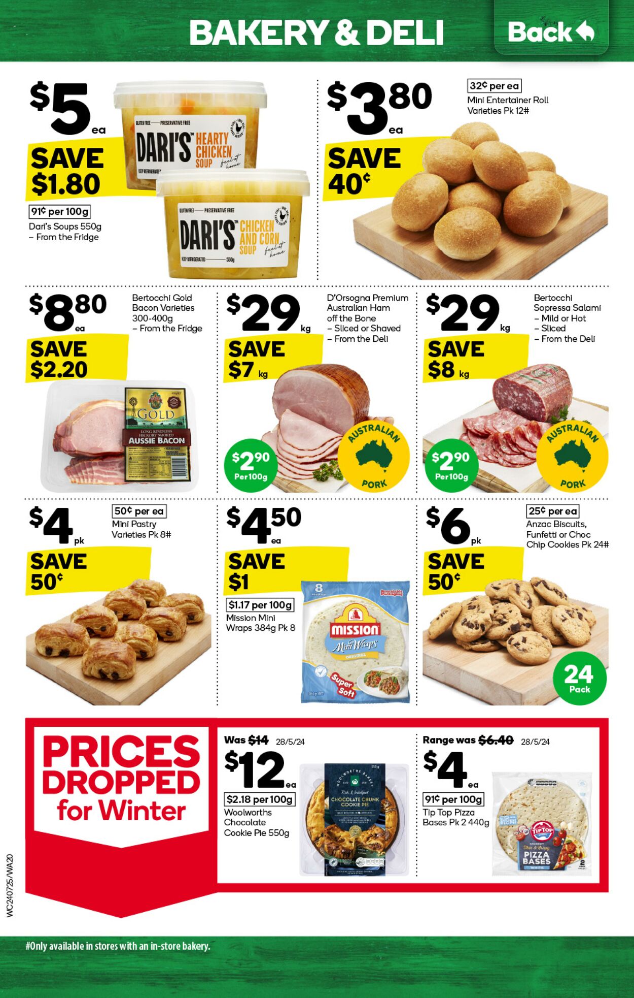 Catalogue Woolworths 24.07.2024 - 30.07.2024