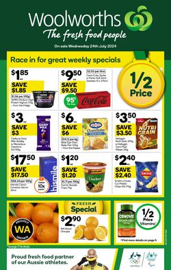 Catalogue Woolworths 24.07.2024 - 30.07.2024