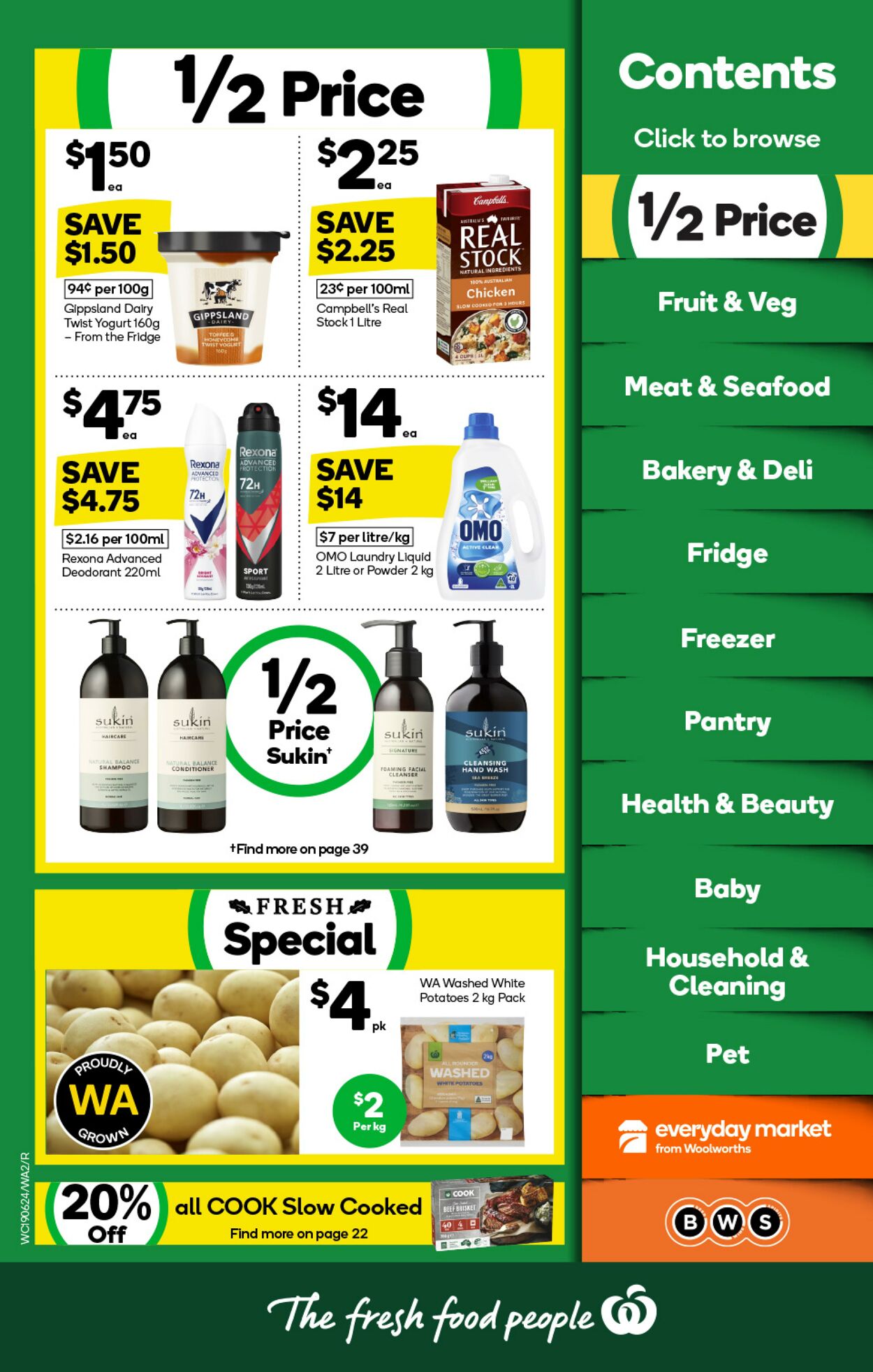 Catalogue Woolworths 19.06.2024 - 25.06.2024