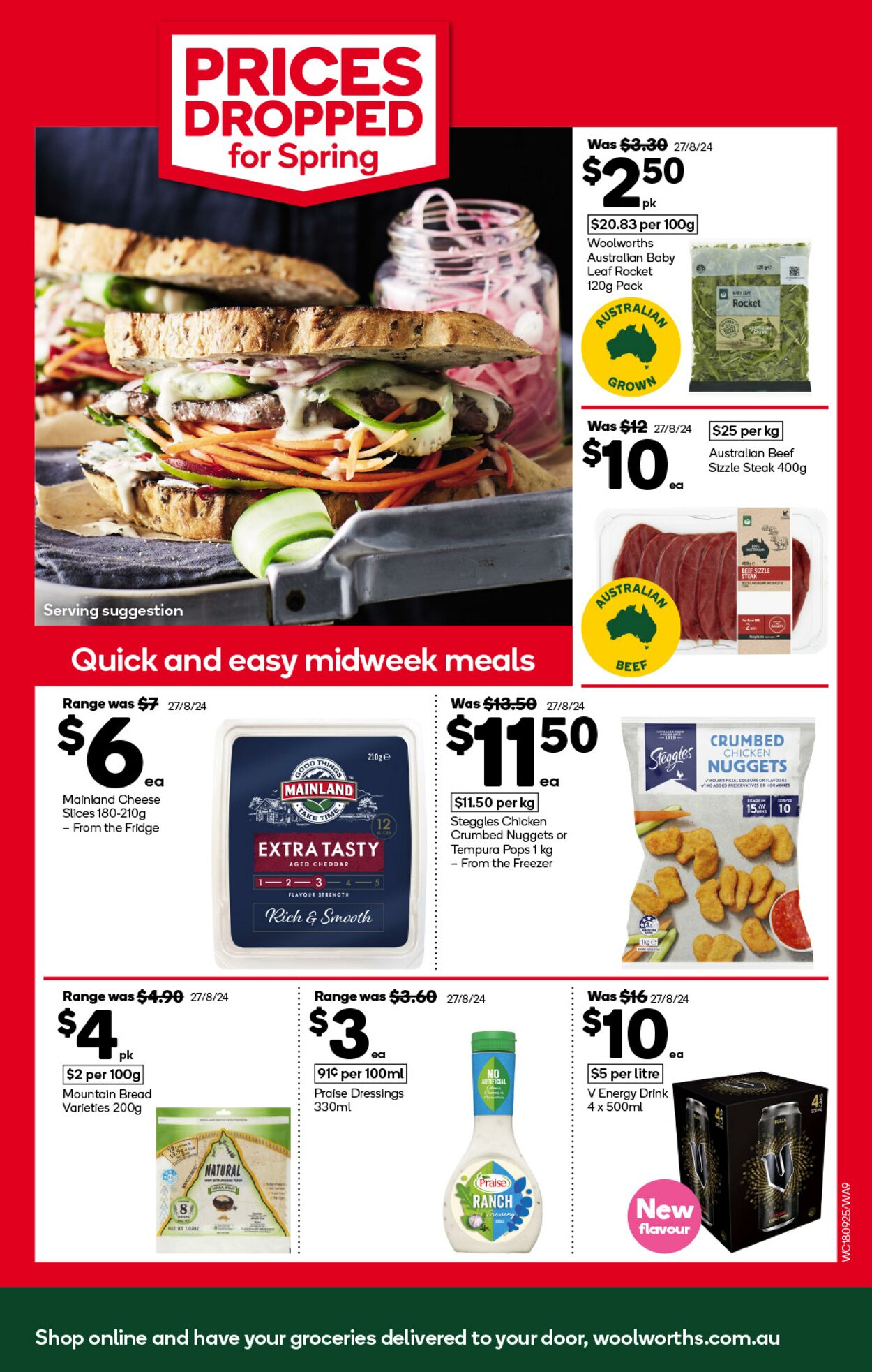 Catalogue Woolworths 18.09.2024 - 24.09.2024