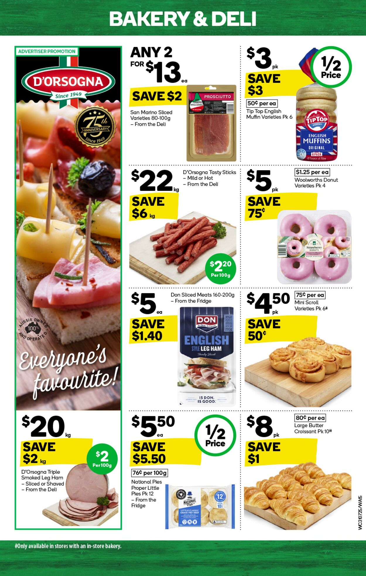 Catalogue Woolworths 31.07.2024 - 06.08.2024