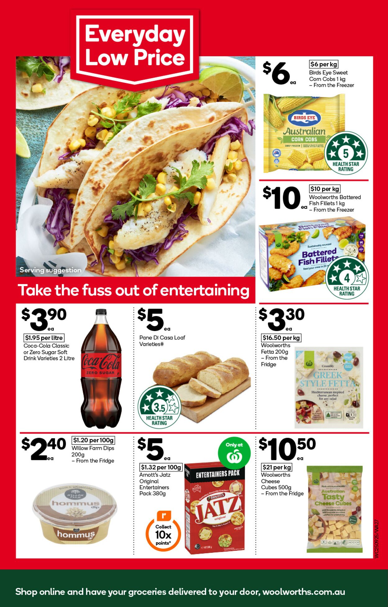 Catalogue Woolworths 25.09.2024 - 01.10.2024