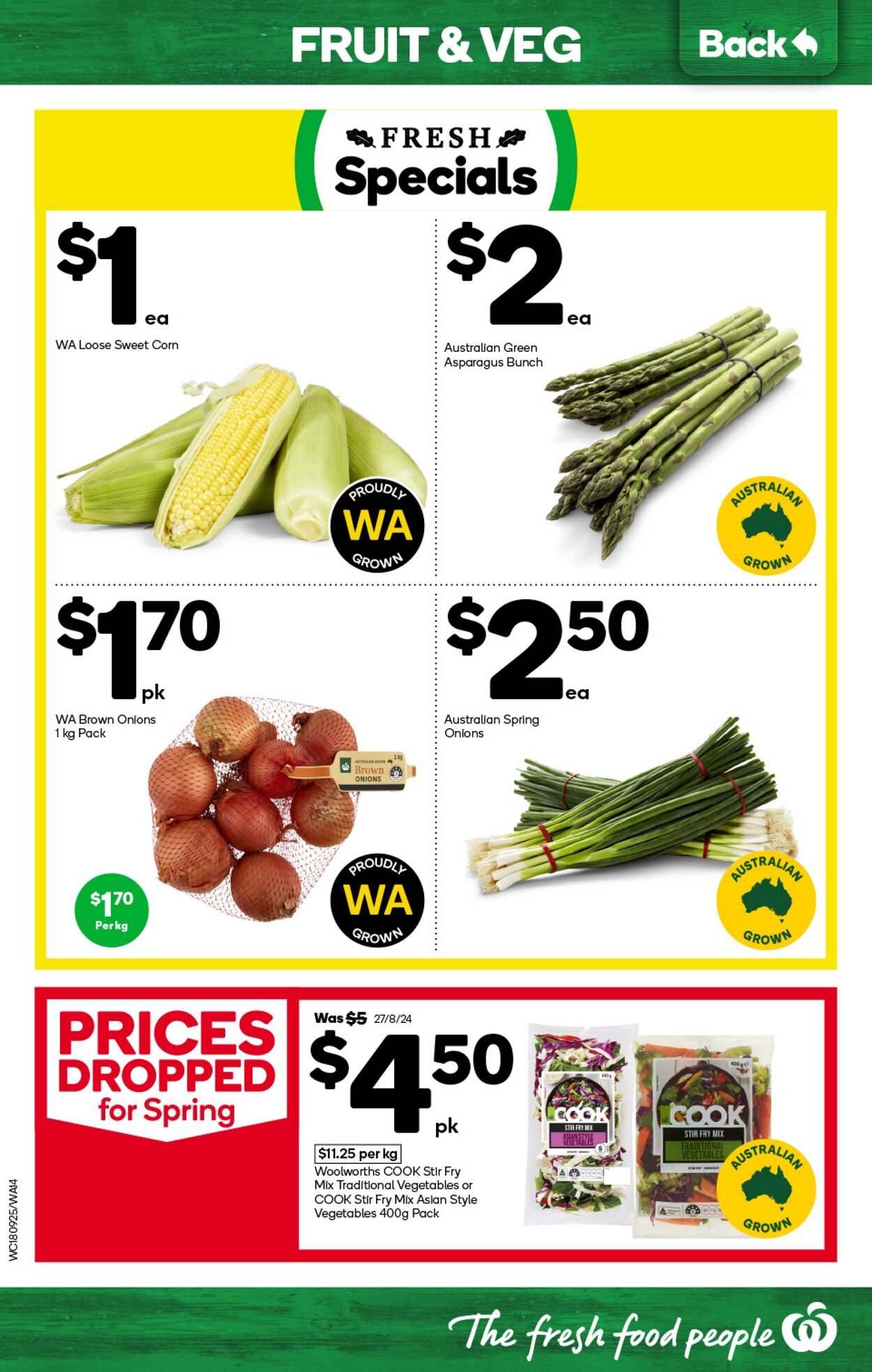 Catalogue Woolworths 18.09.2024 - 24.09.2024