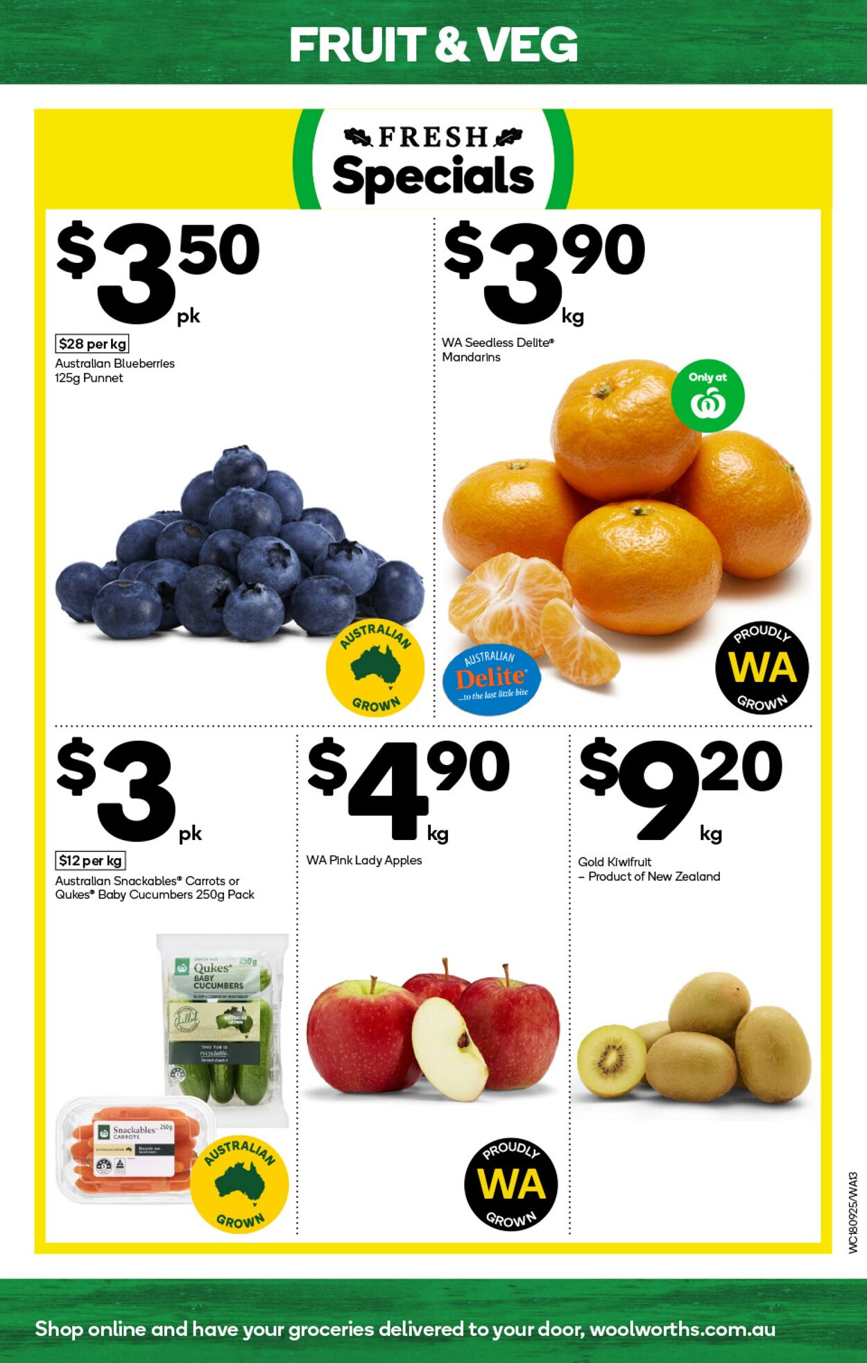 Catalogue Woolworths 18.09.2024 - 24.09.2024