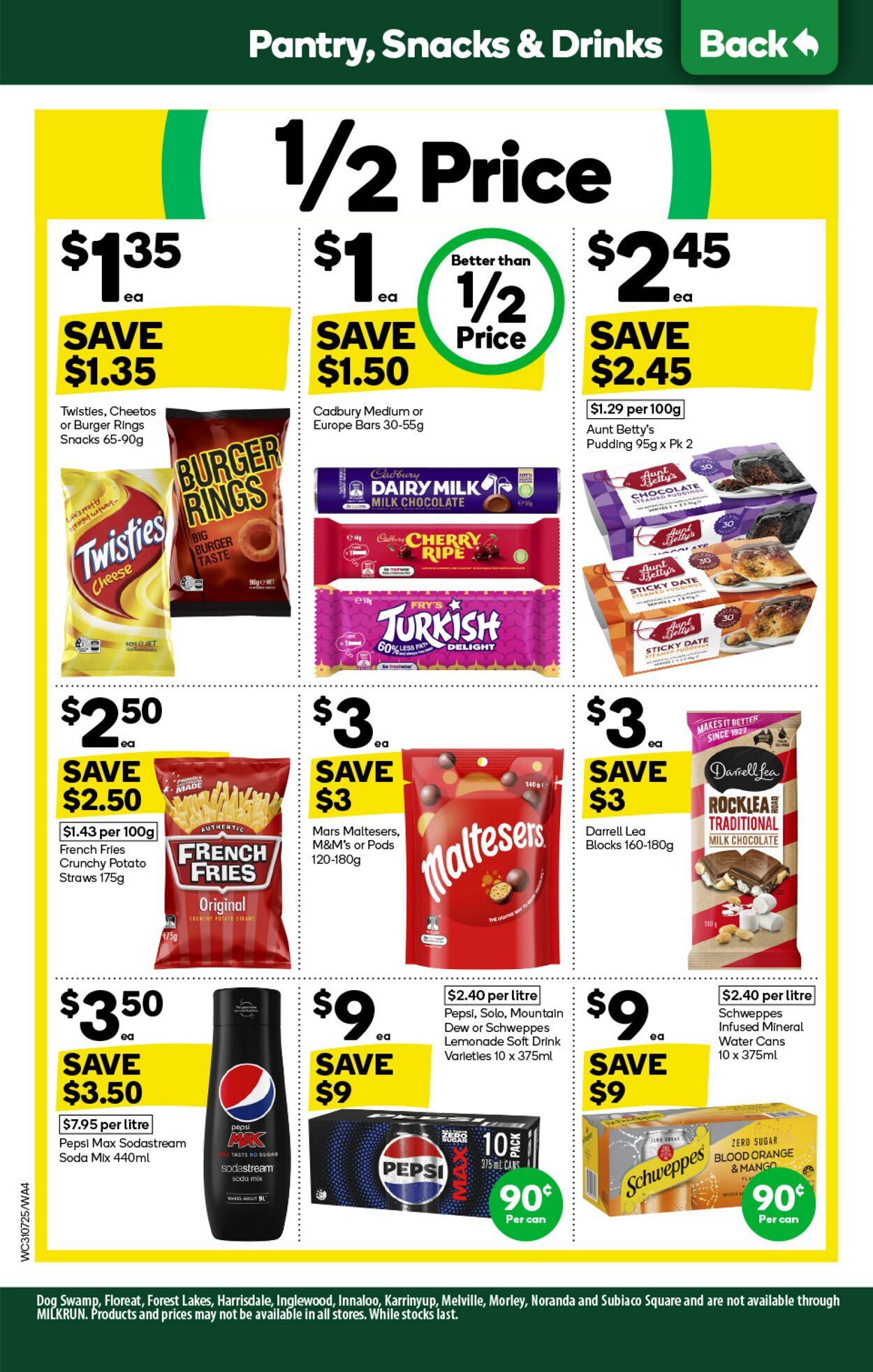 Catalogue Woolworths 31.07.2024 - 06.08.2024