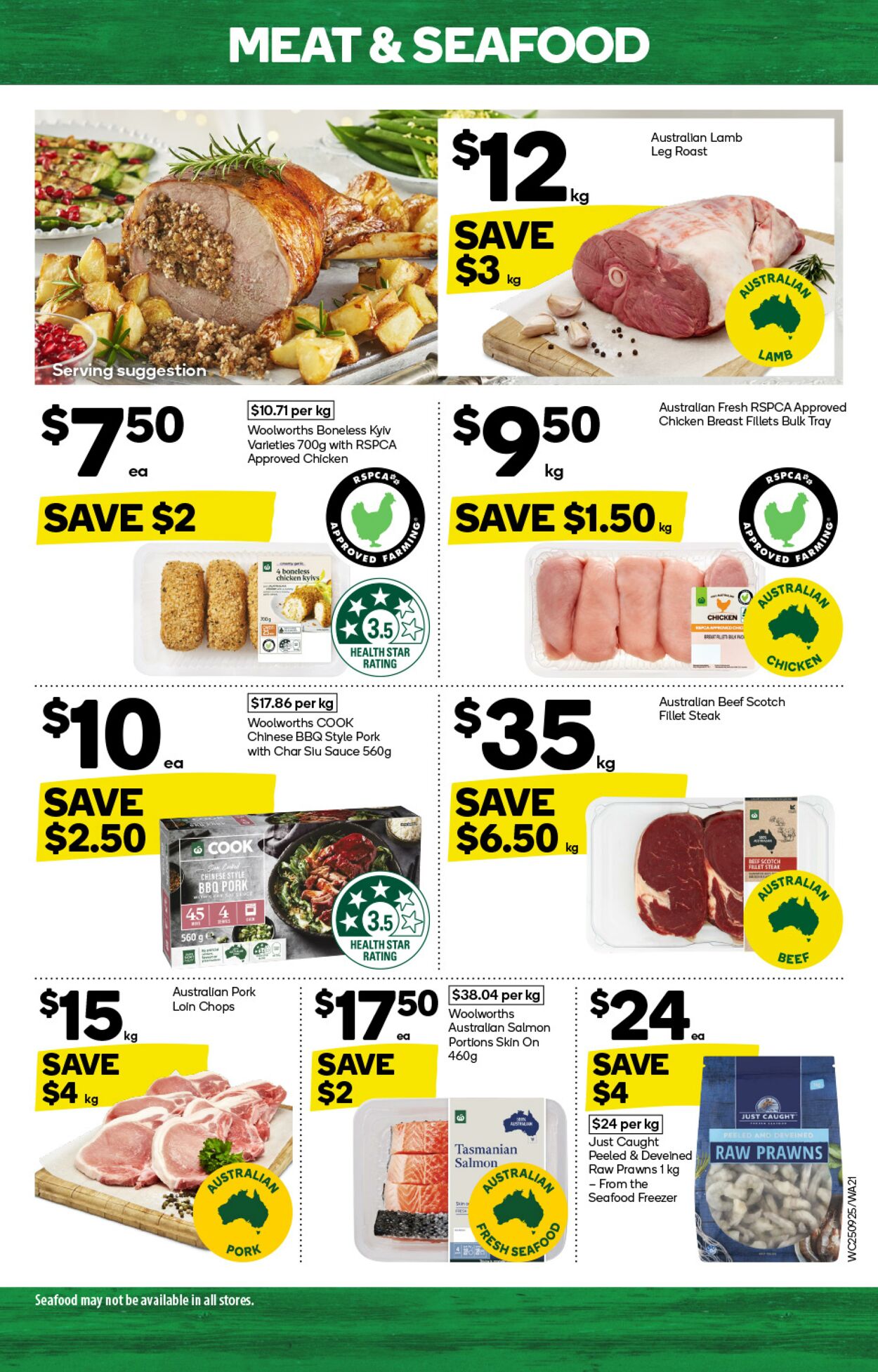 Catalogue Woolworths 25.09.2024 - 01.10.2024