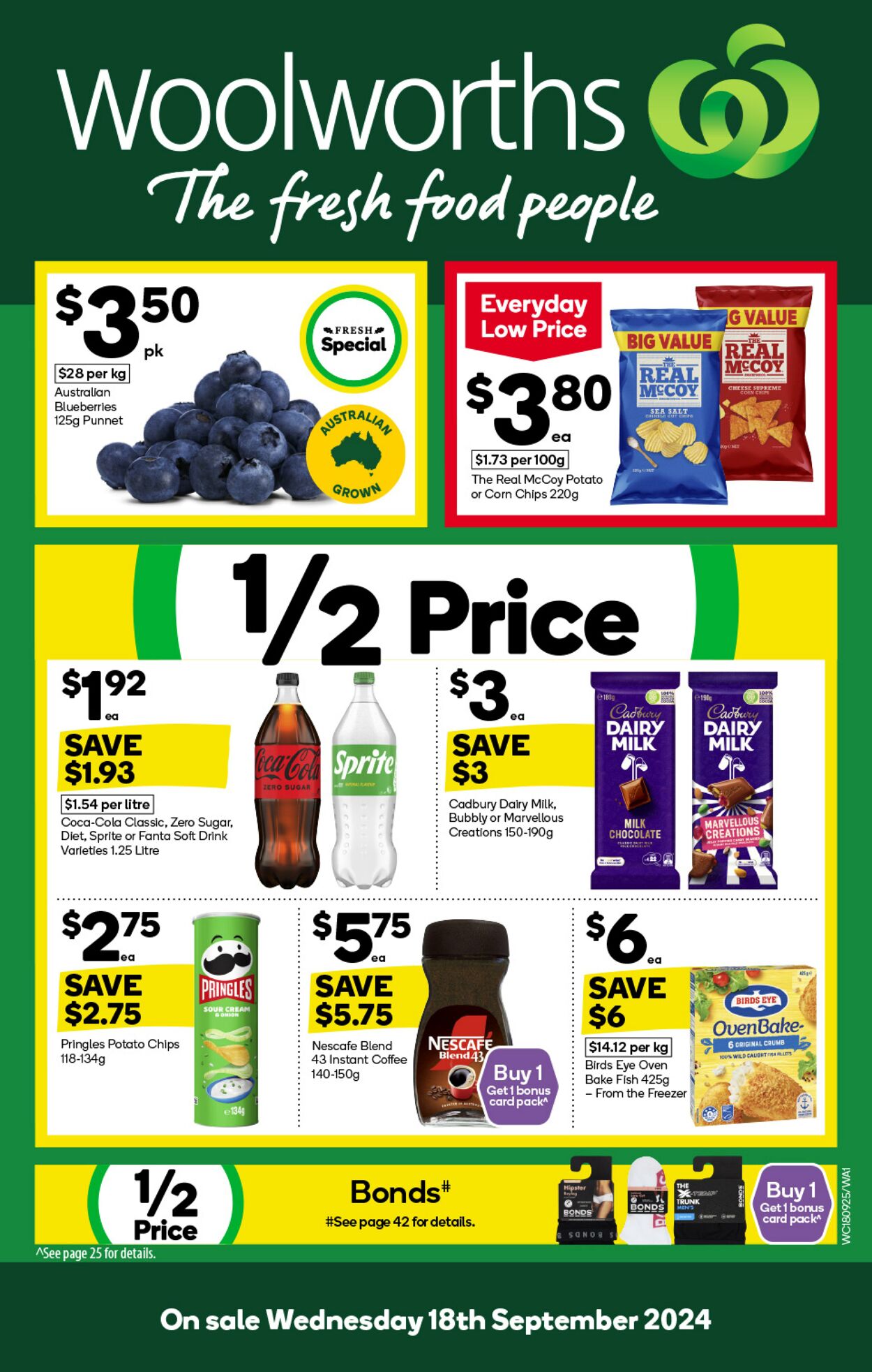 Catalogue Woolworths - Weekly Specials Catalogue WA Specialty 18 Sep, 2024 - 24 Sep, 2024