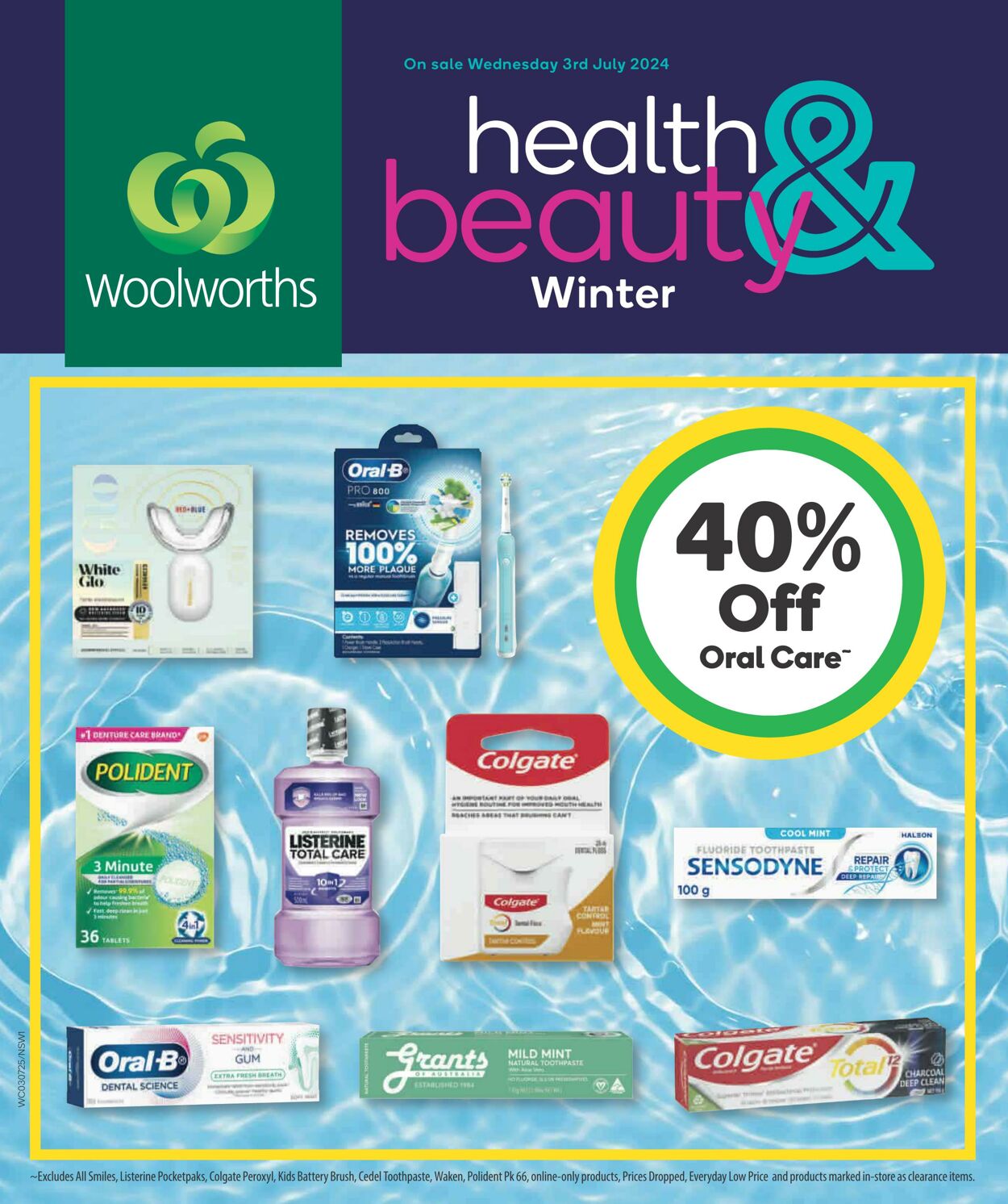 Catalogue Woolworths - Winter Health & Beauty Catalogue NSW 3 Jul, 2024 - 9 Jul, 2024