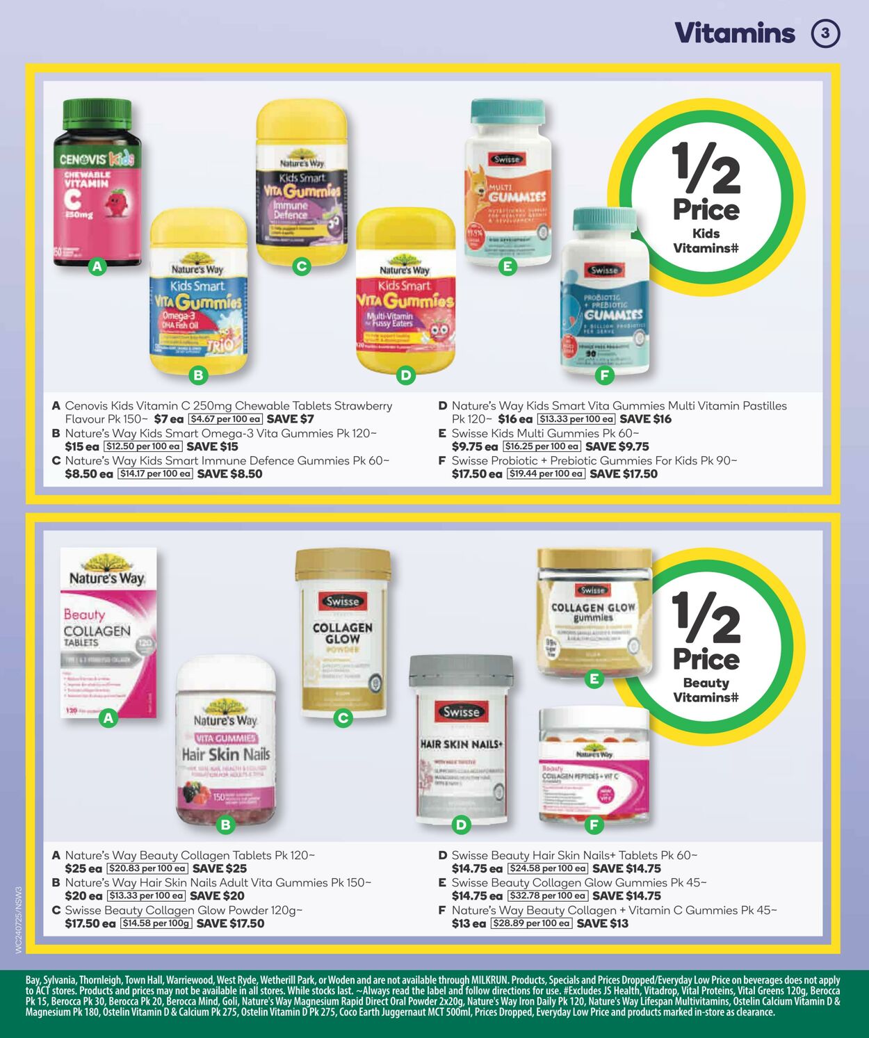 Catalogue Woolworths 24.07.2024 - 30.07.2024