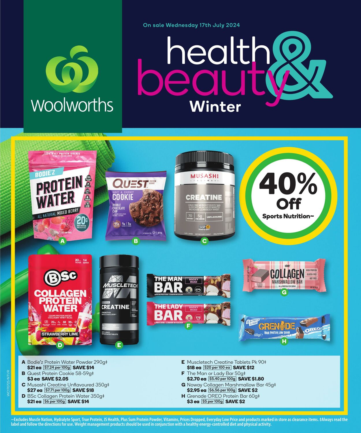 Catalogue Woolworths 17.07.2024 - 23.07.2024