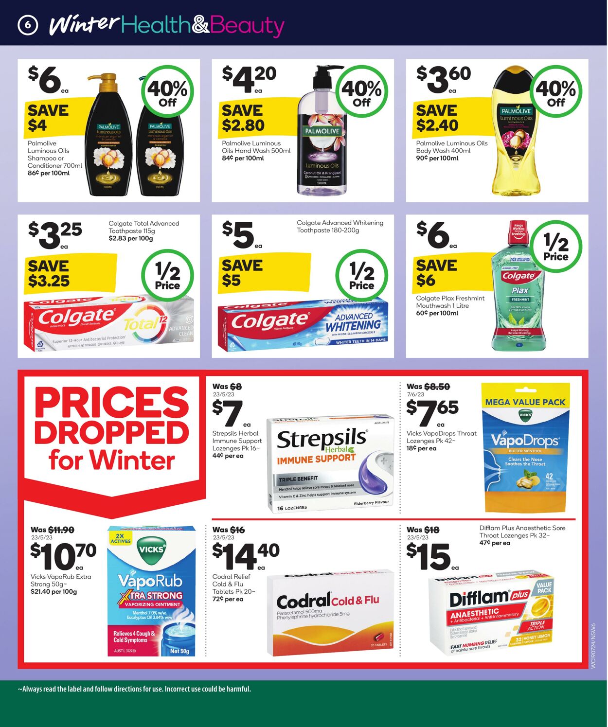 Catalogue Woolworths 19.07.2023 - 25.07.2023