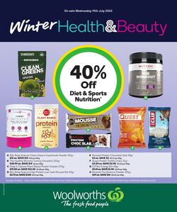 Catalogue Woolworths 19.07.2023 - 25.07.2023