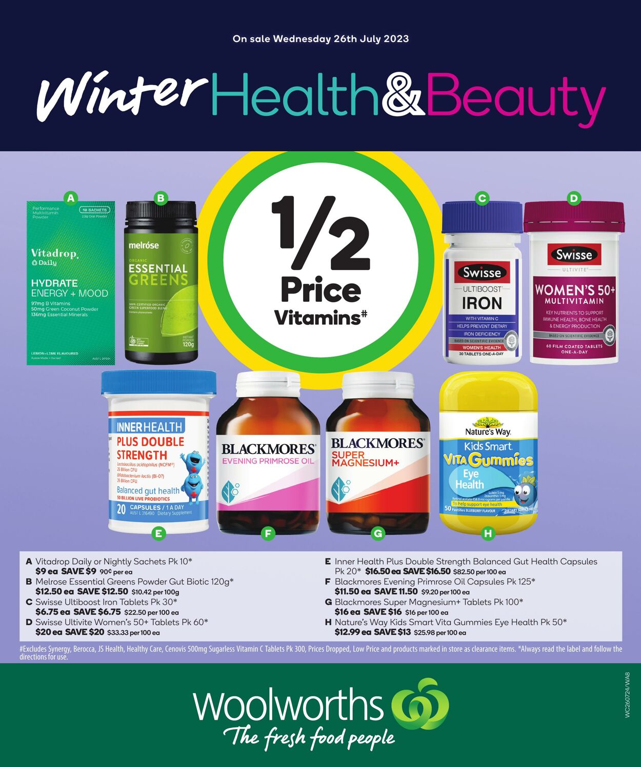 Catalogue Woolworths 26.07.2023 - 01.08.2023