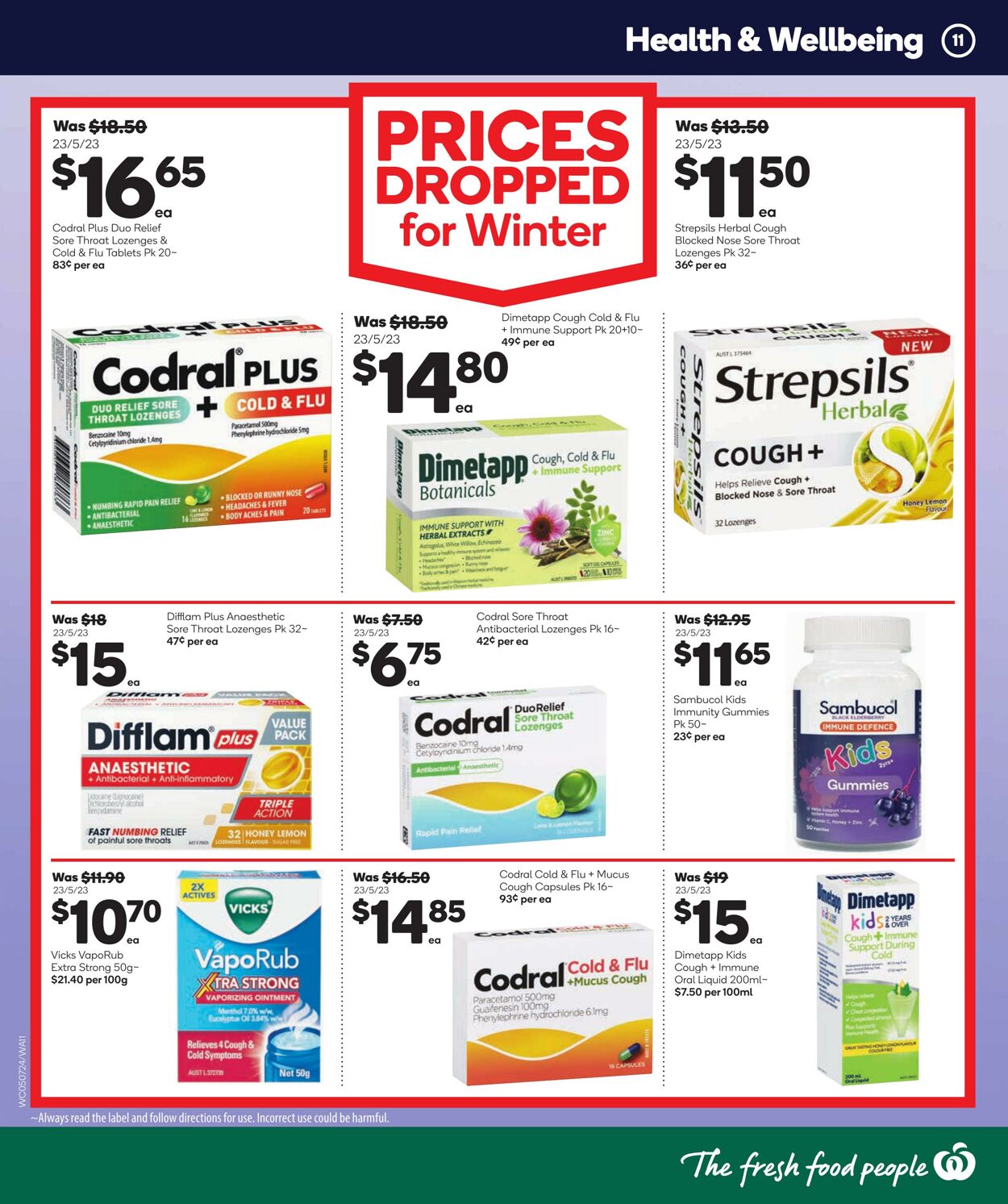 Catalogue Woolworths 05.07.2023 - 11.07.2023