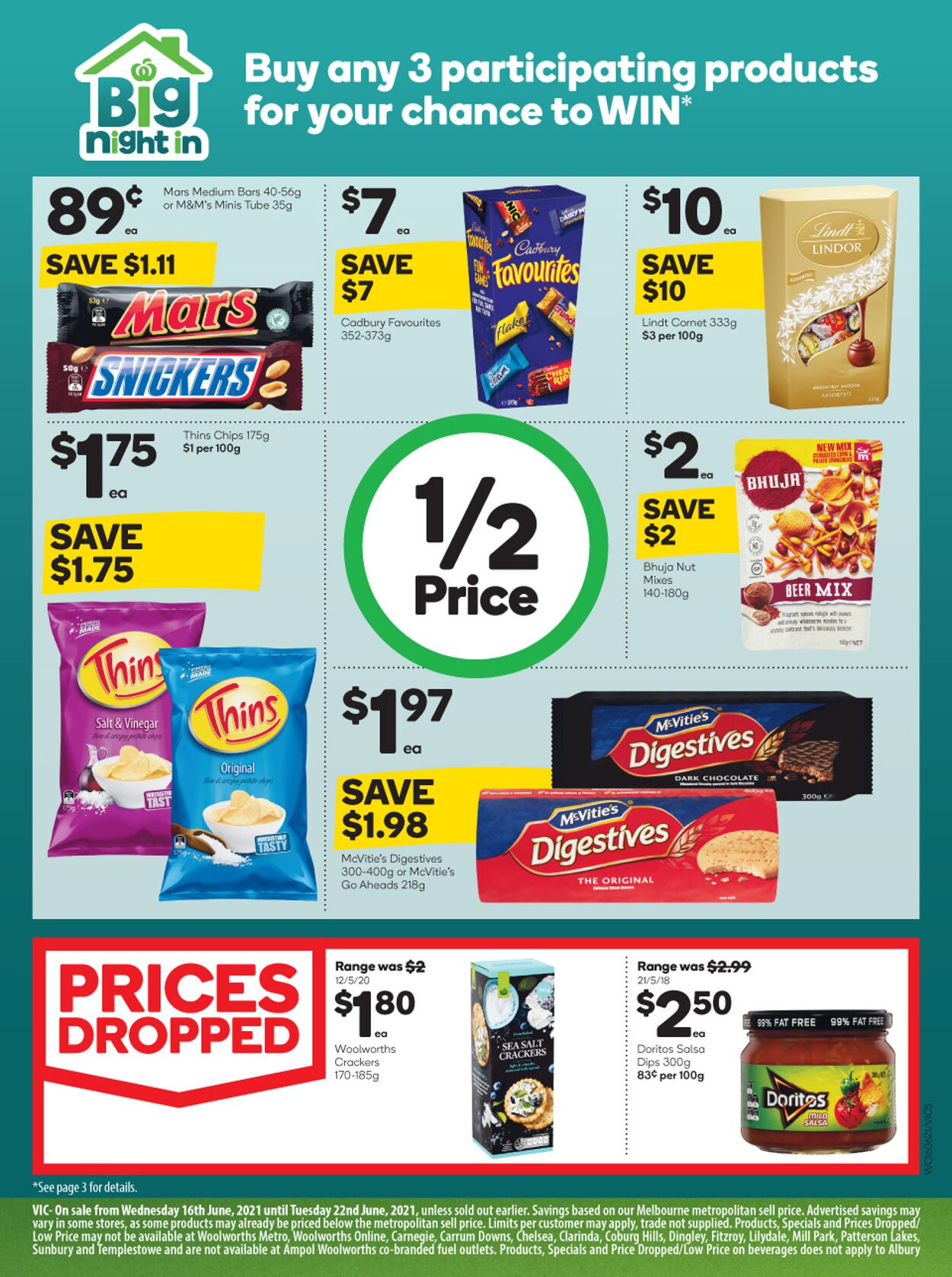 Catalogue Woolworths 16.06.2021 - 22.06.2021