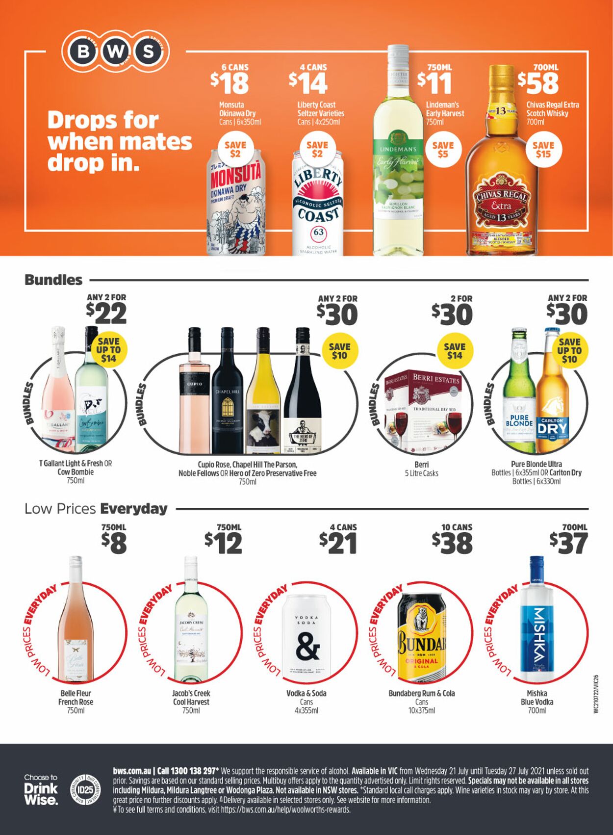 Catalogue Woolworths 21.07.2021 - 27.07.2021