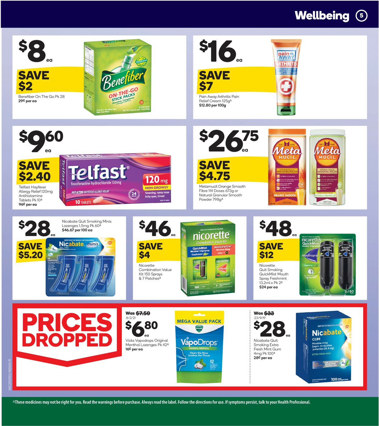 Catalogue Woolworths 29.09.2021 - 05.10.2021