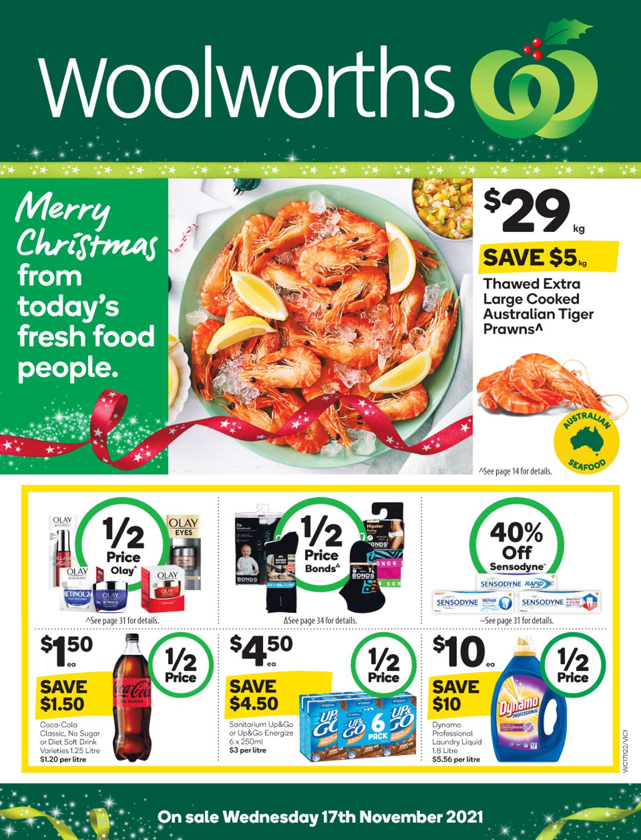 Catalogue Woolworths 17.11.2021 - 23.11.2021