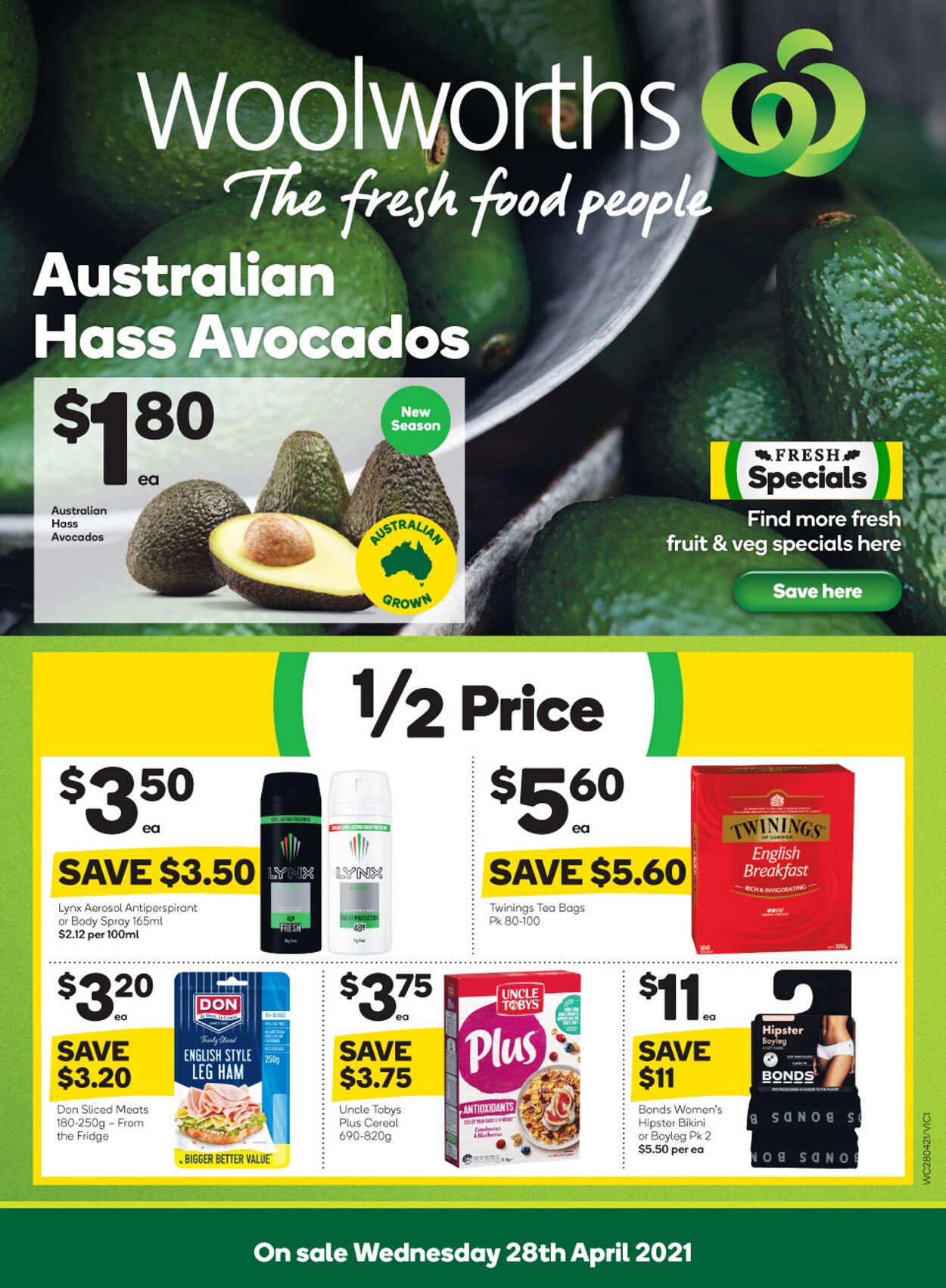 Catalogue Woolworths 28.04.2021 - 04.05.2021