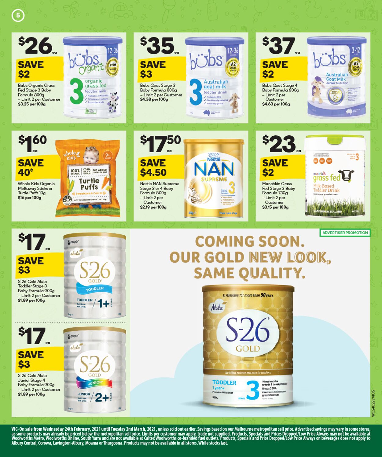 Catalogue Woolworths 24.02.2021 - 02.03.2021