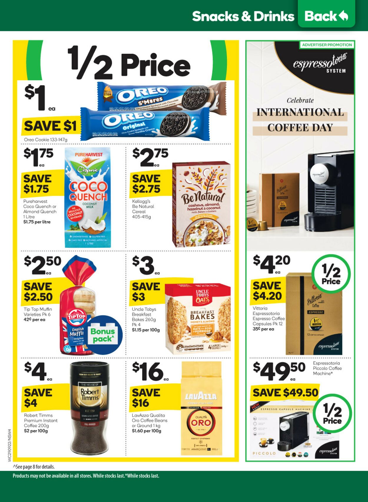 Catalogue Woolworths 29.09.2021 - 05.10.2021